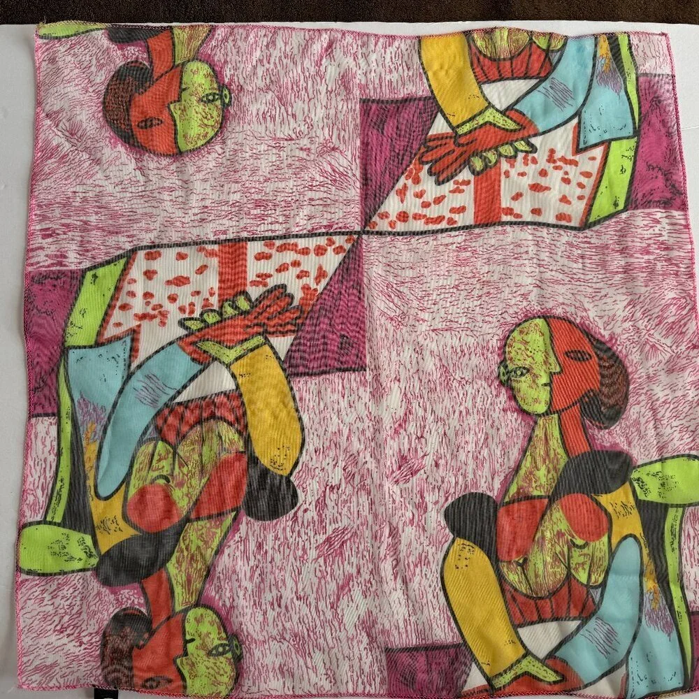 Vintage Modern ART  Neck Bag Scarf 19